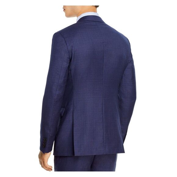 THEORY Mens Bowery Blue Extra Slim Fit Wool Blend Suit Separate Blazer 42L - Picture 2 of 3